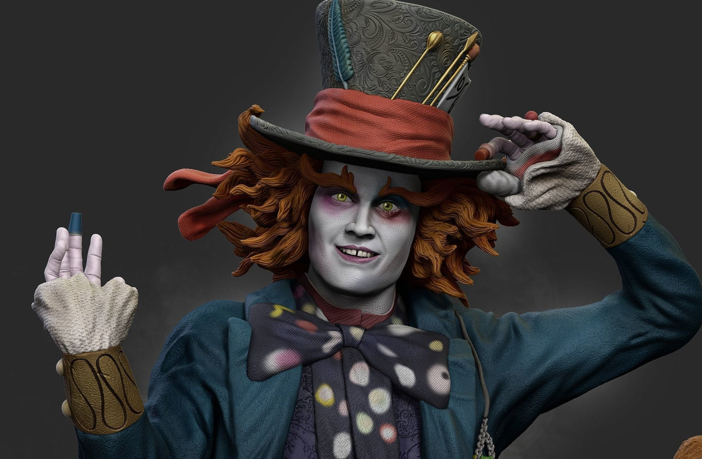 Mad Hatter - Alice in Wonderland - STL 3D Print Files