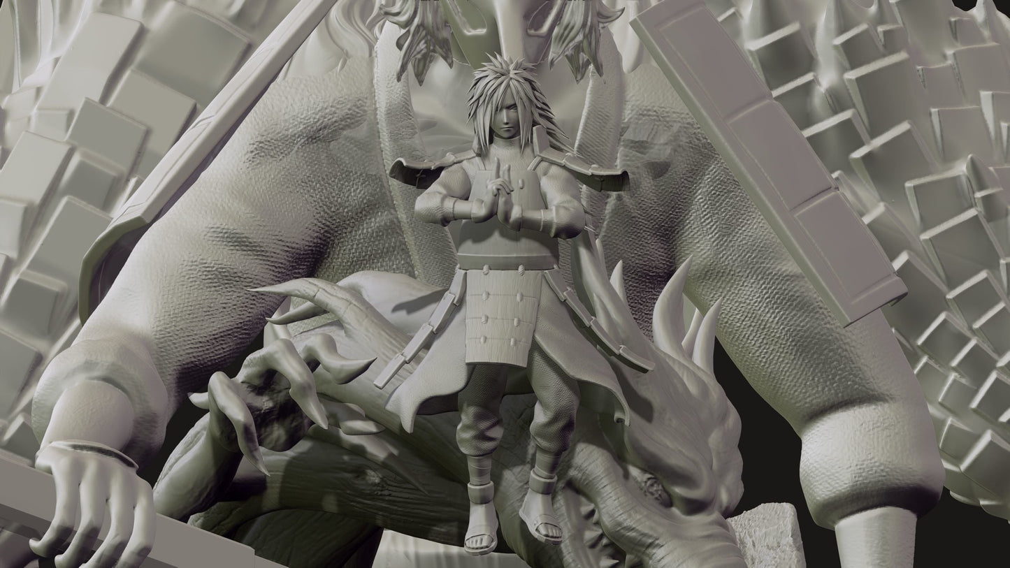 Madara Uchiha With Susanoo - Naruto  - STL 3D Print Files