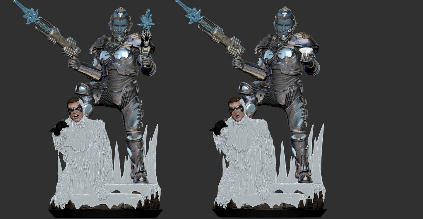 Mr Freeze - Arnold Schwarzenegger - Batman - STL 3D Print Files