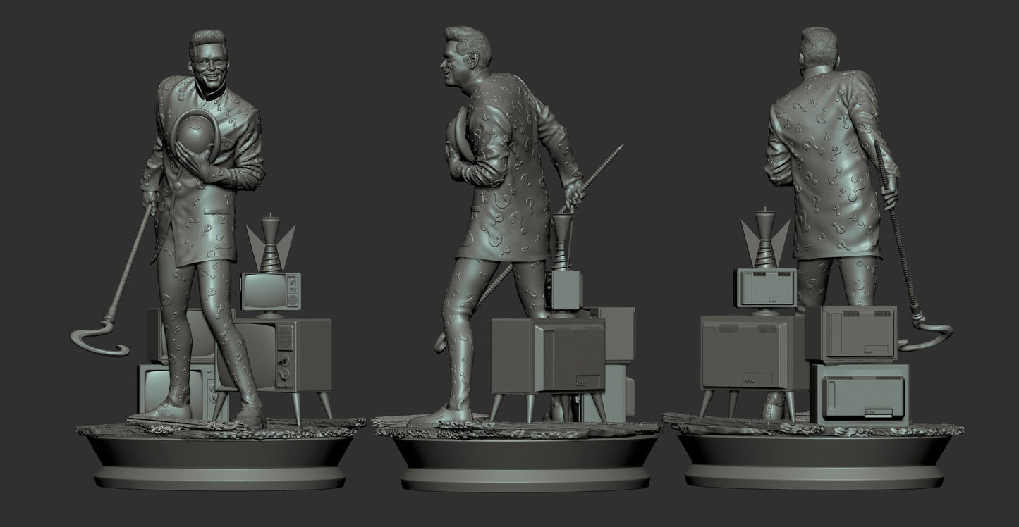 Riddler - Jim Carrey - Batman - STL 3D Print Files