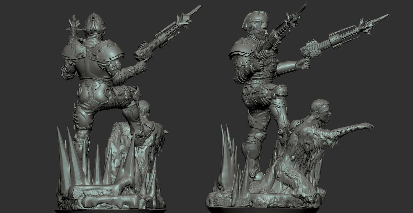 Mr Freeze - Arnold Schwarzenegger - Batman - STL 3D Print Files