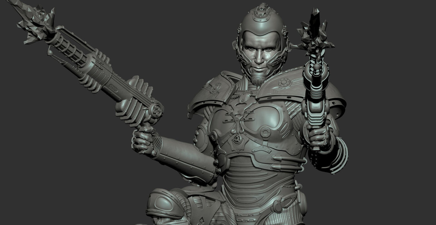 Mr Freeze - Arnold Schwarzenegger - Batman - STL 3D Print Files