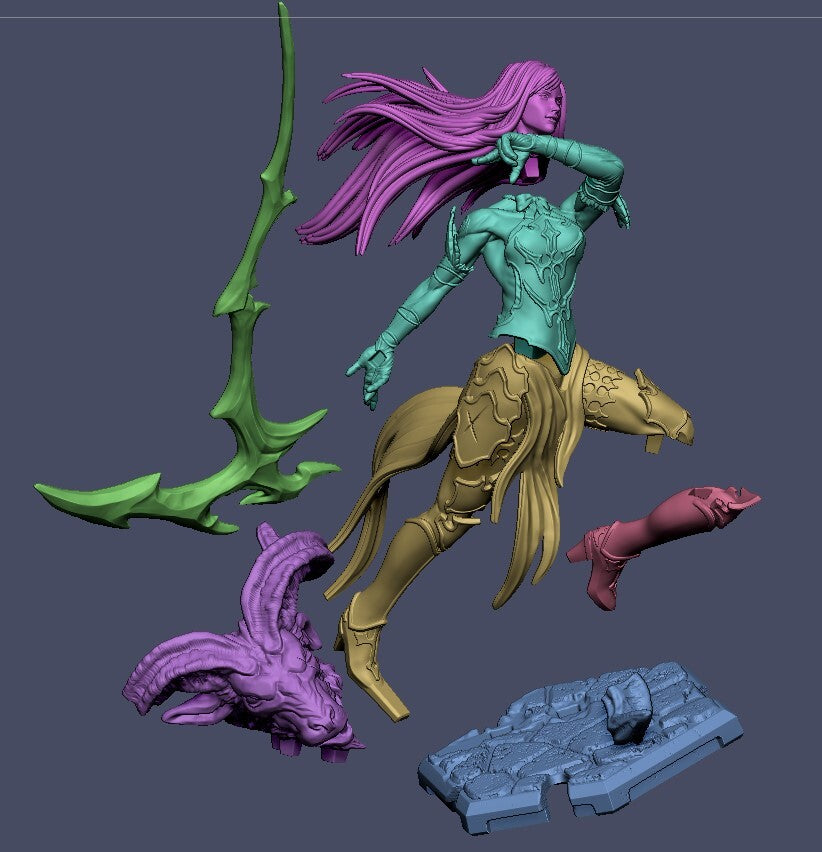 Shanoa - Castlevania - STL 3D Print Files