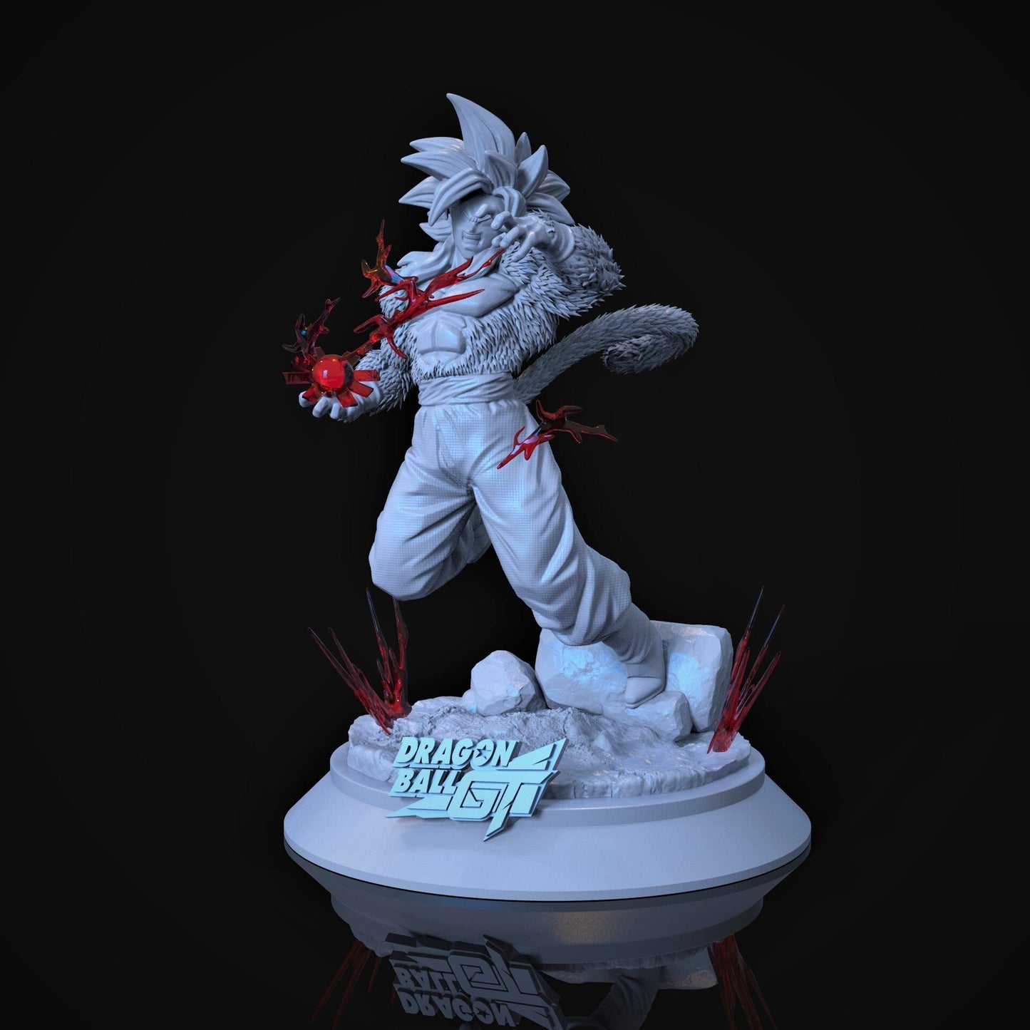 Goku SSJ4 OS - Dragon Ball GT - STL 3D Print Files