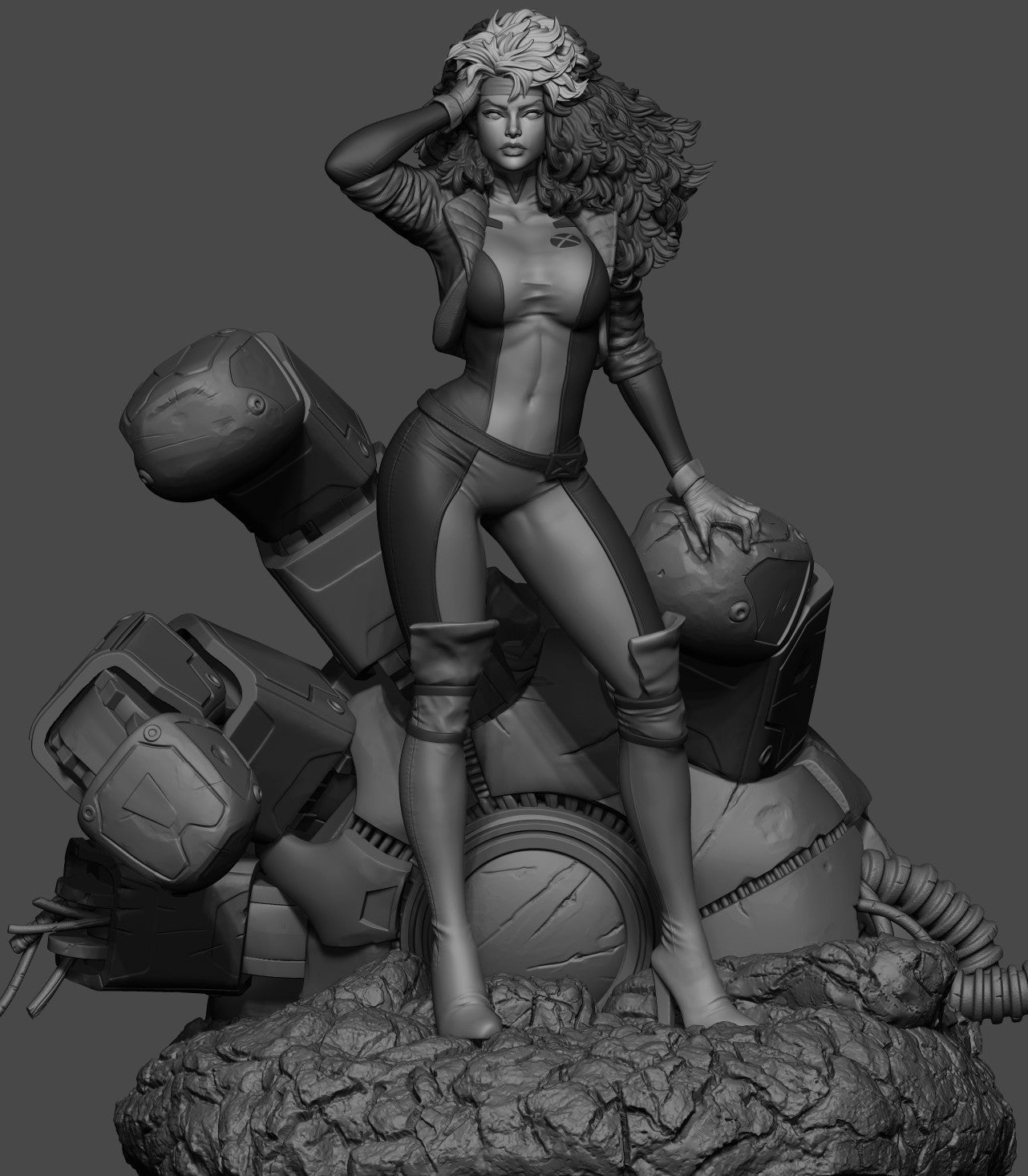 1443 Rogue - X-men - STL 3D Print Files