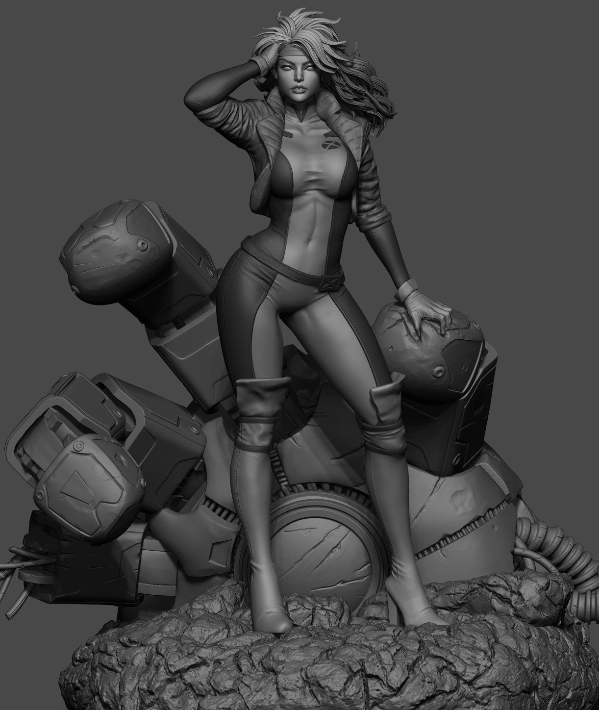 1832 Rogue - X-men - STL 3D Print Files