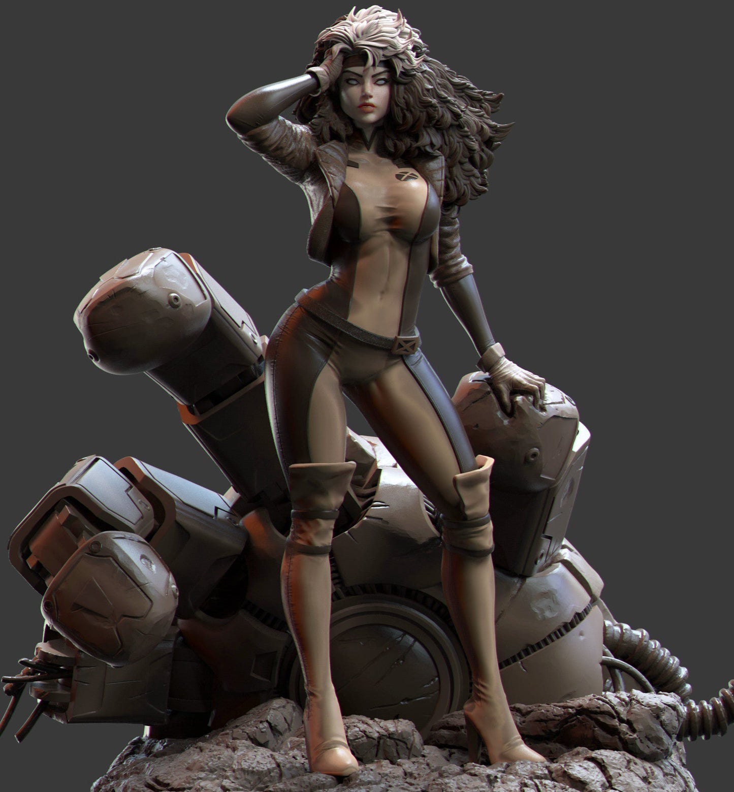 1443 Rogue - X-men - STL 3D Print Files