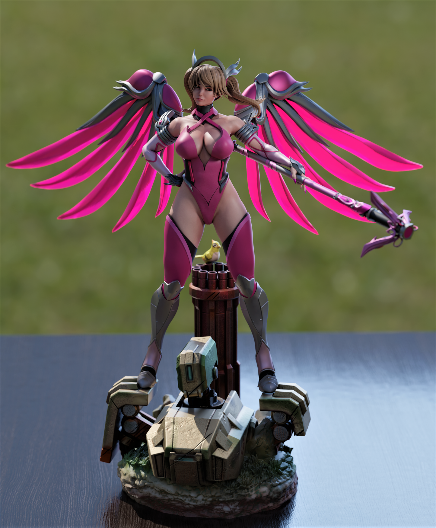 Pink Mercy NSFW - Overwatch - STL 3D Print Files