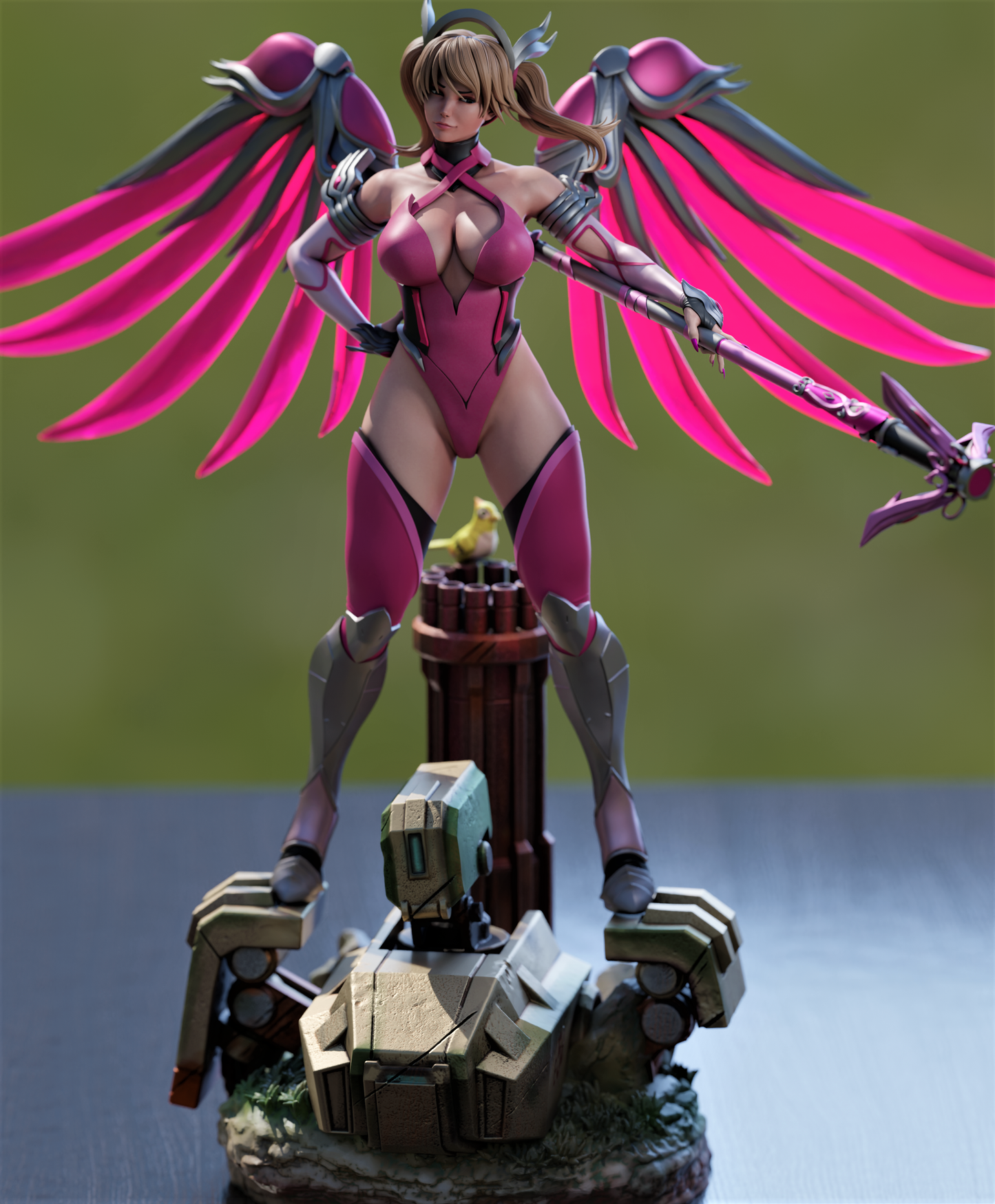 Pink Mercy NSFW - Overwatch - STL 3D Print Files