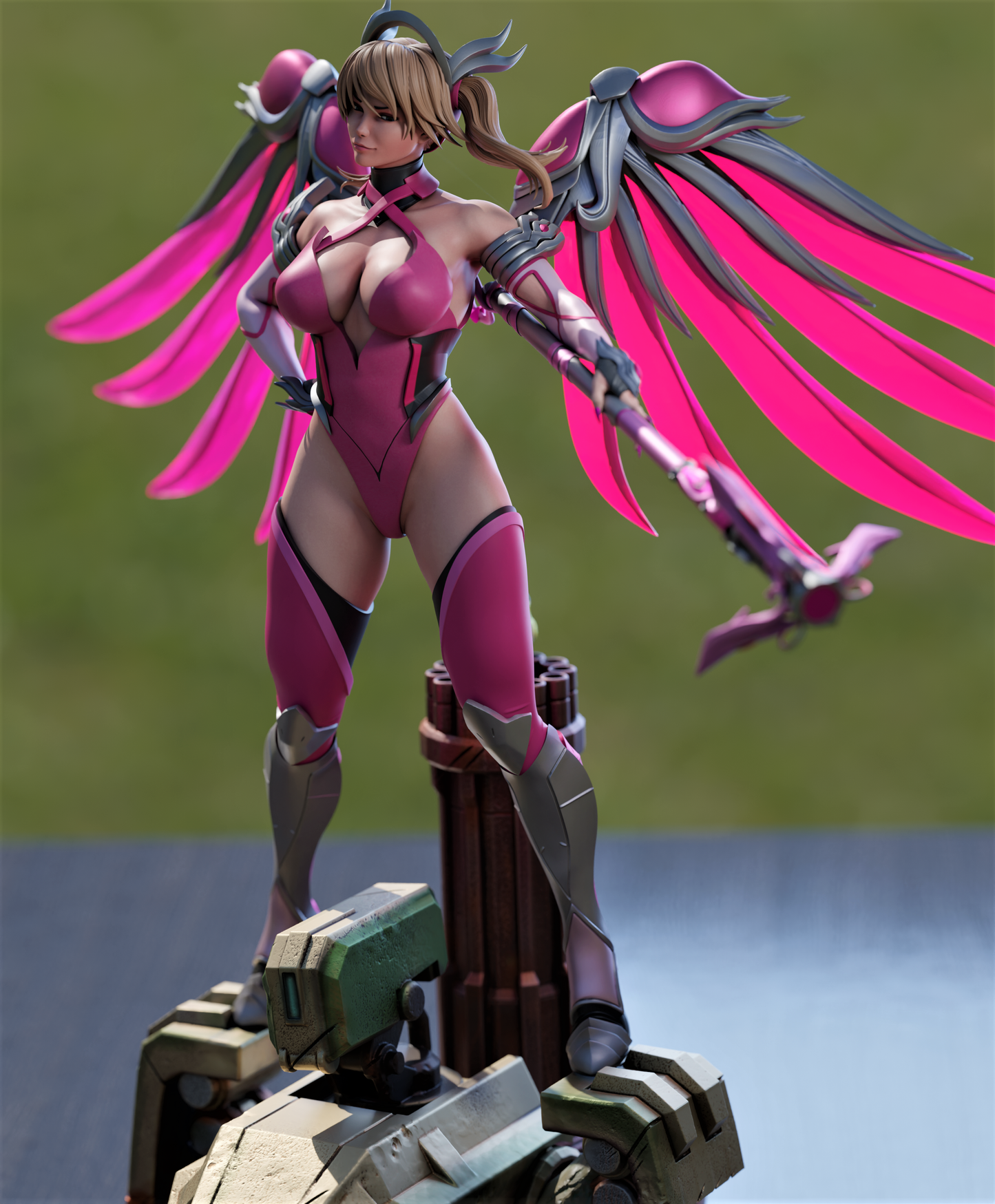 Pink Mercy NSFW - Overwatch - STL 3D Print Files