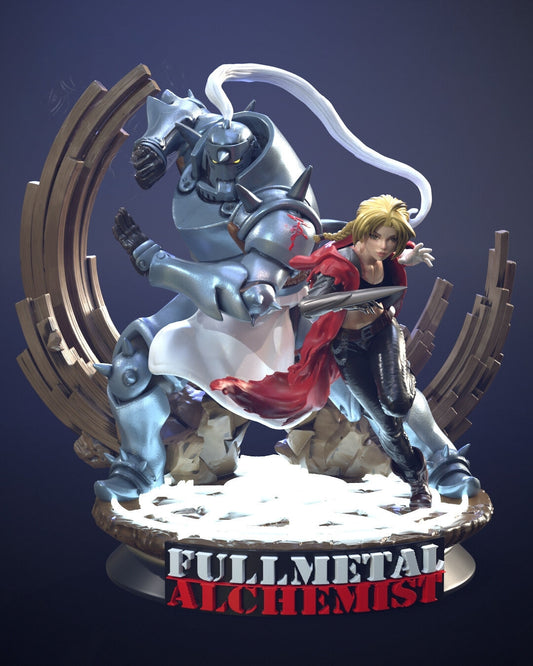 Female Edward Elric - Fullmetal Alchemist  - STL 3D Print Files