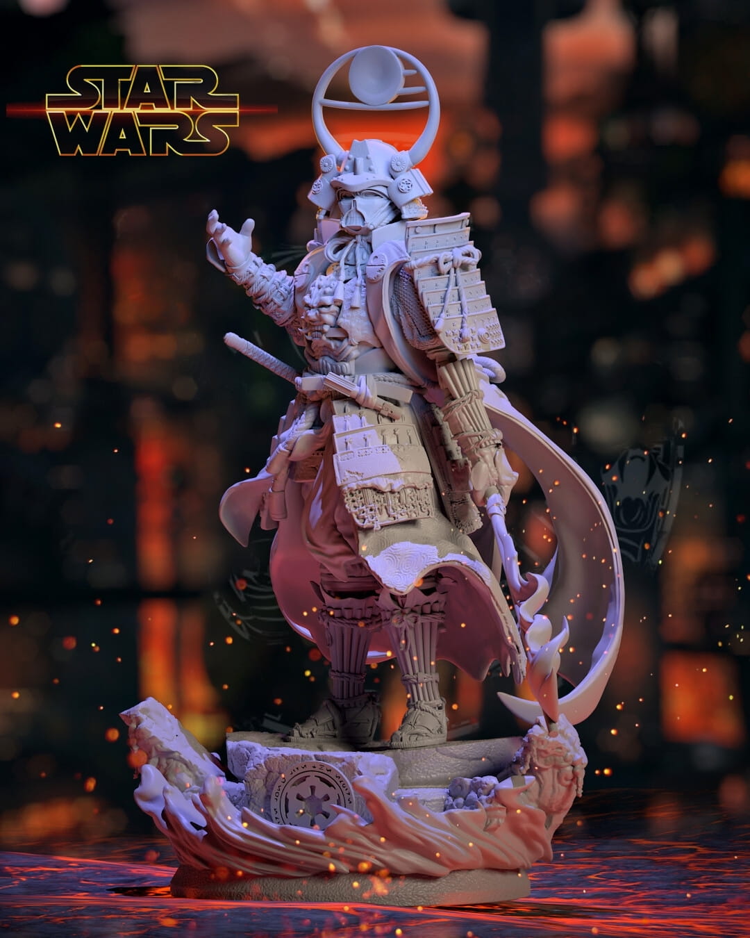 Darth Vader Samurai - Star Wars - STL 3D Print Files