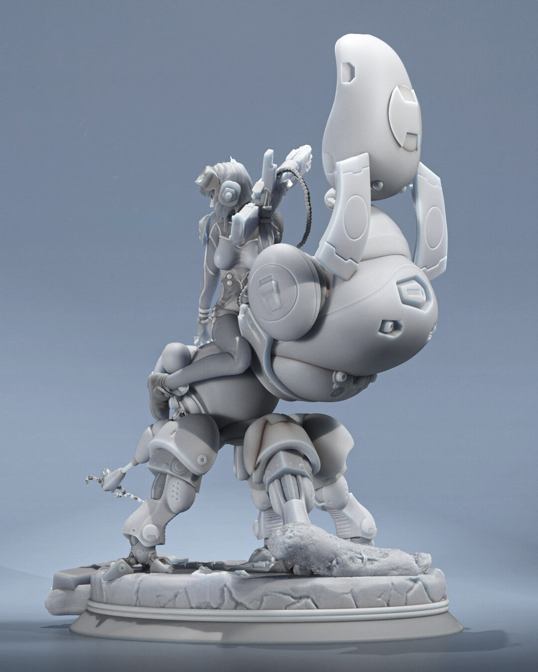 1487 Motoko Kusanagi - Ghost in the Shell - STL 3D Print Files