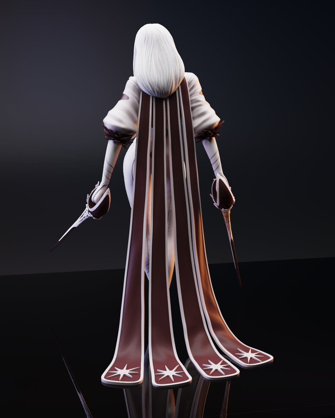 Mikeo NSFW - The Double Sword Assassin - STL 3D Print Files