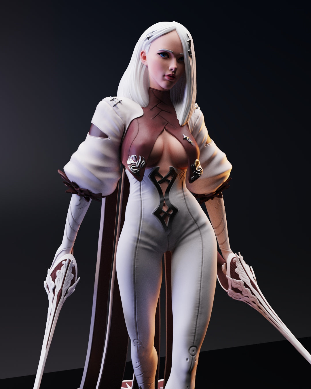 Mikeo NSFW - The Double Sword Assassin - STL 3D Print Files