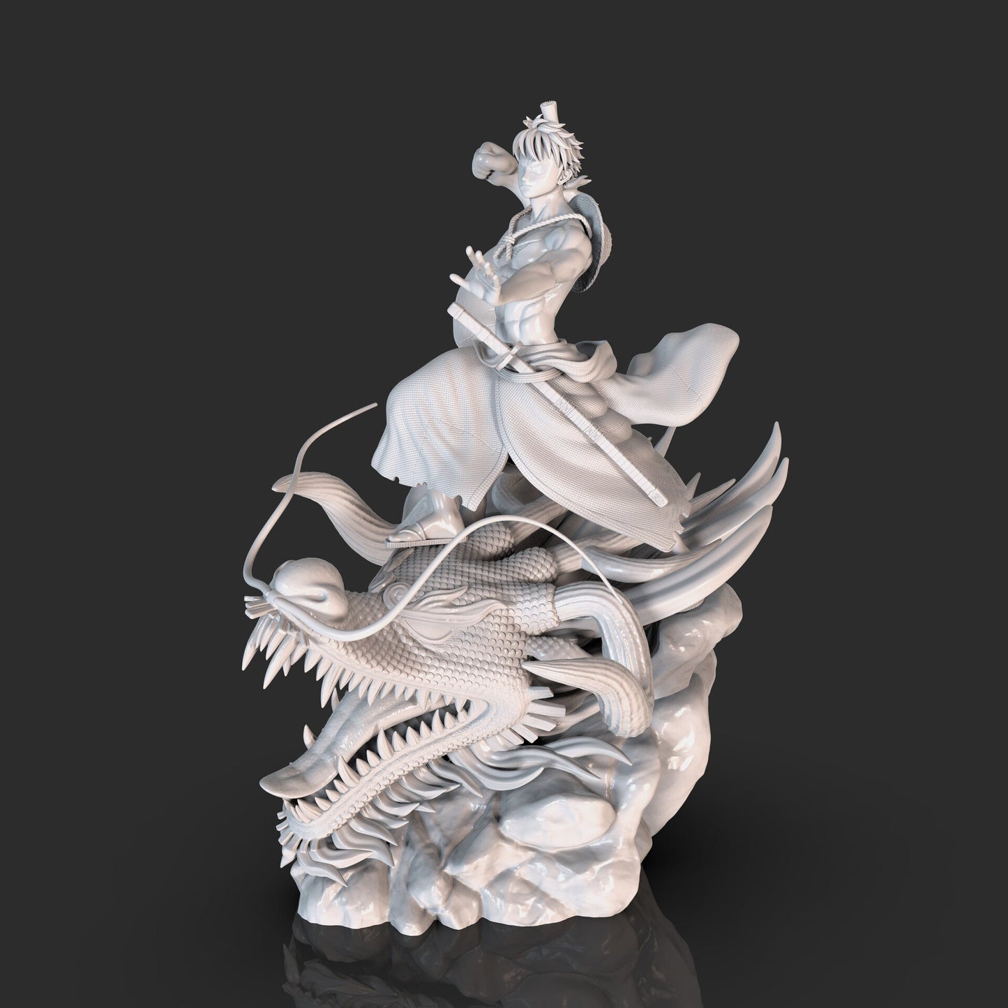 Monkey D. Luffy vs Kaido - One Piece - STL 3D Print Files