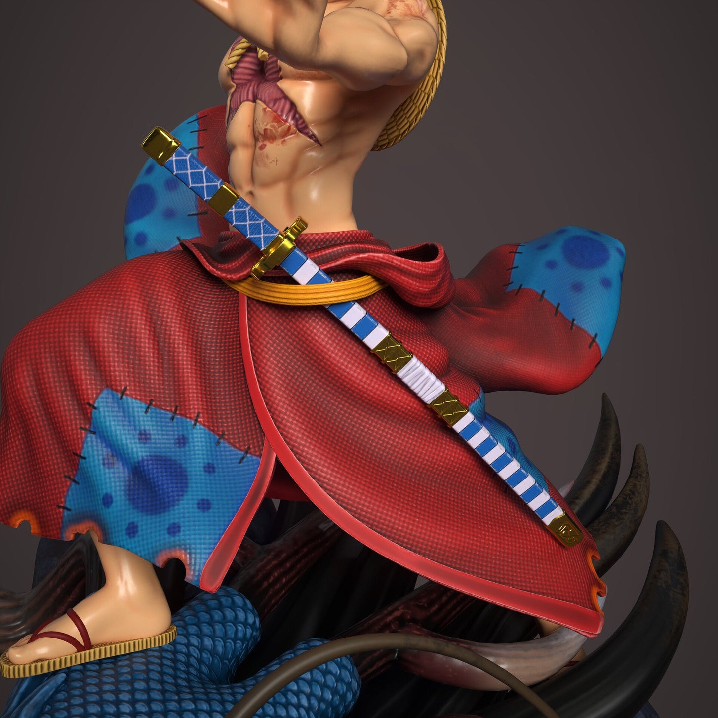 Monkey D. Luffy vs Kaido - One Piece - STL 3D Print Files