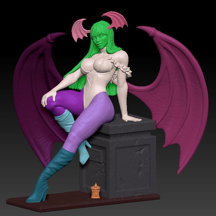 Morrigan NSFW - Darkstalkers - STL 3D Print Files