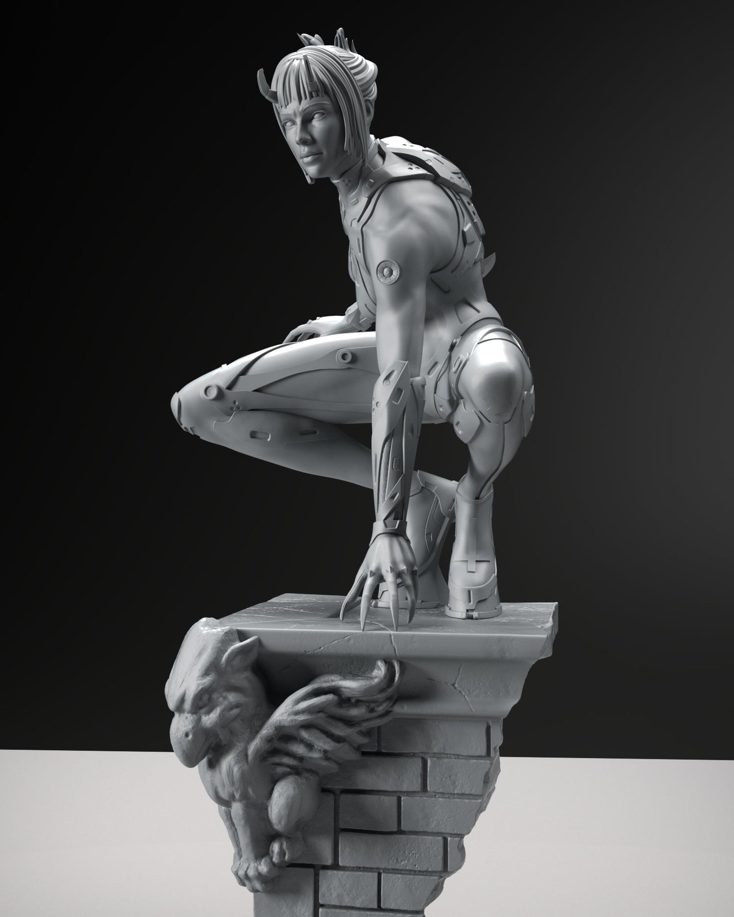 Cyber Girl Assassin NSFW - STL 3D Print Files