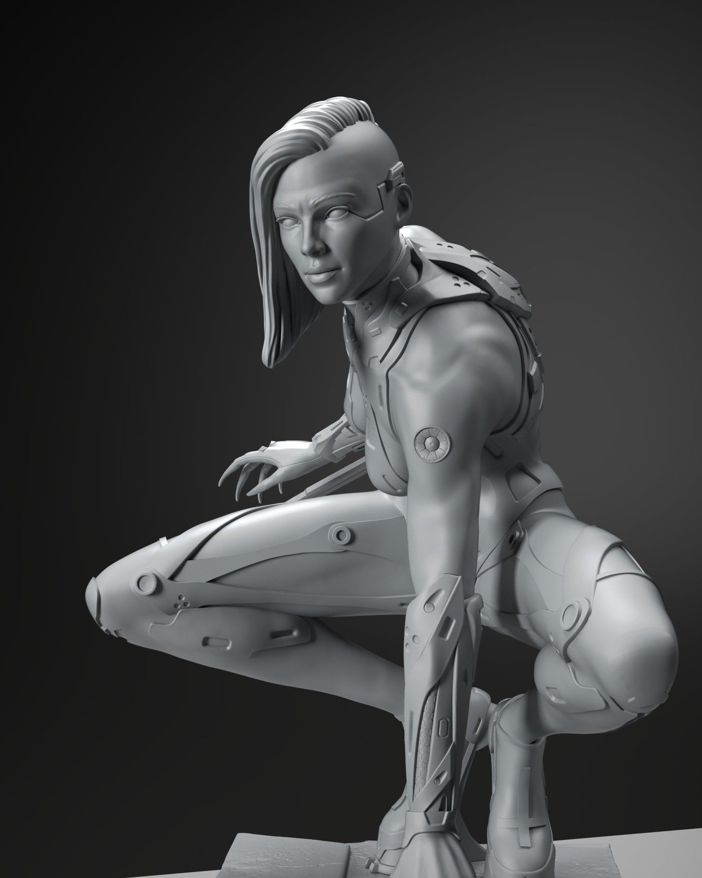 Cyber Girl Assassin NSFW - STL 3D Print Files