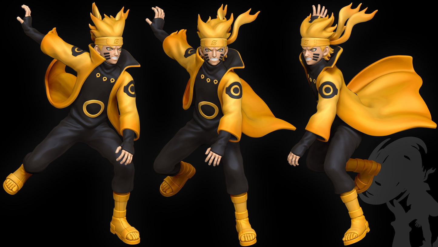 Naruto Six Paths Sage Mode - STL 3D Print Files