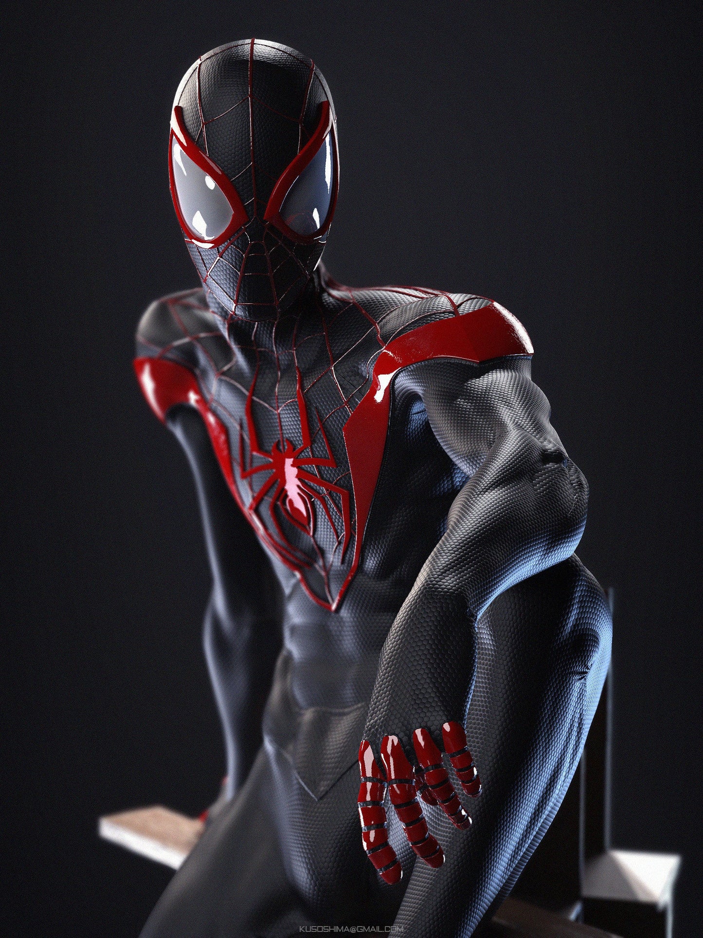 Ultimate Spider-man - Miles Morales - STL 3D Print Files