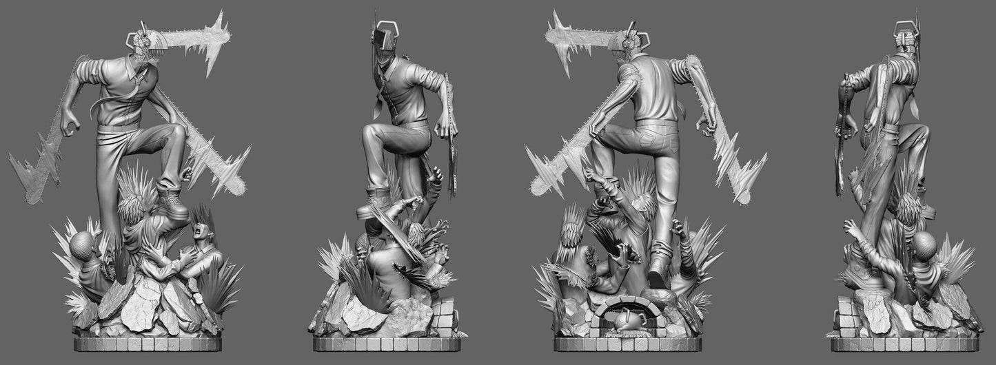 Denji - Chainsaw Man - STL 3D Print Files