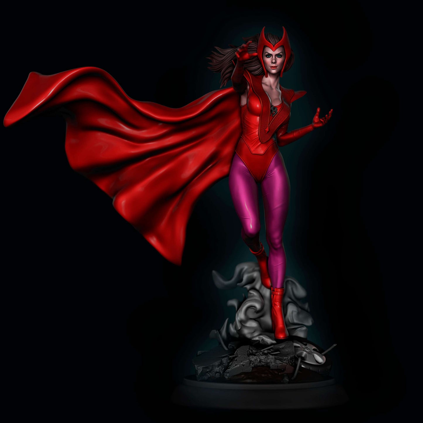 1435  Scarlet Witch - Wanda - STL 3D Print Files