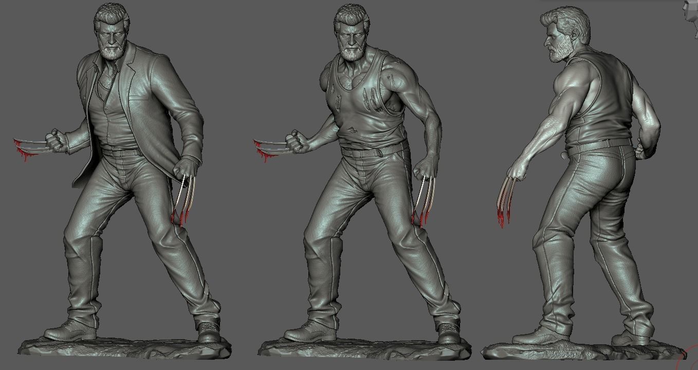 Old Man Logan - Wolverine - STL 3D Print Files