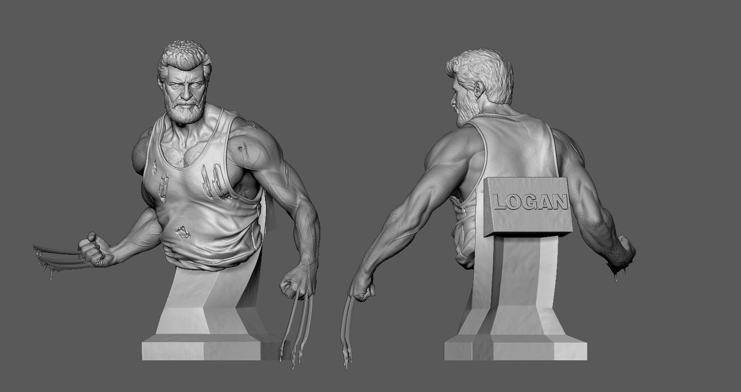 Old Man Logan - Wolverine - STL 3D Print Files