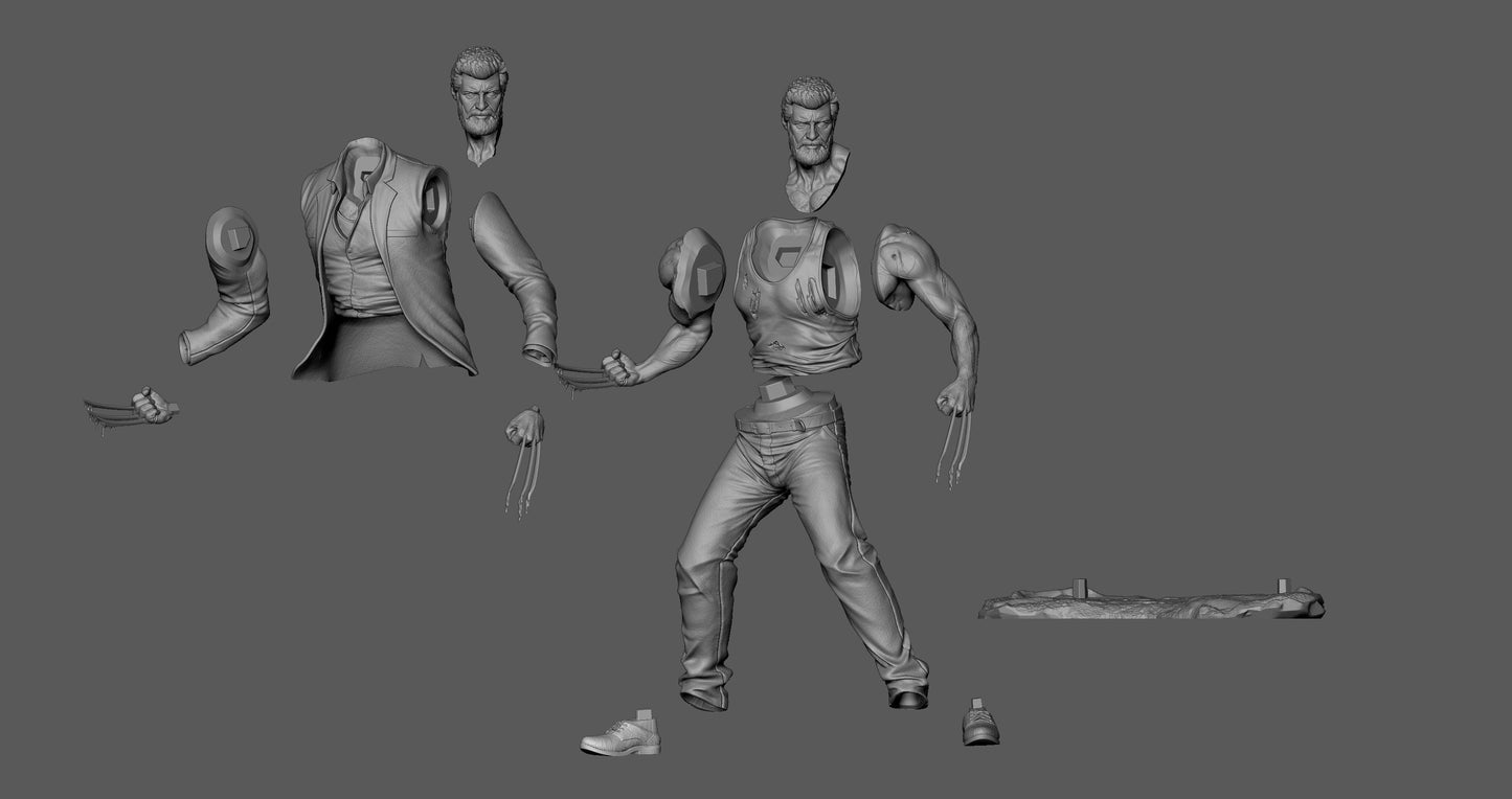 Old Man Logan - Wolverine - STL 3D Print Files