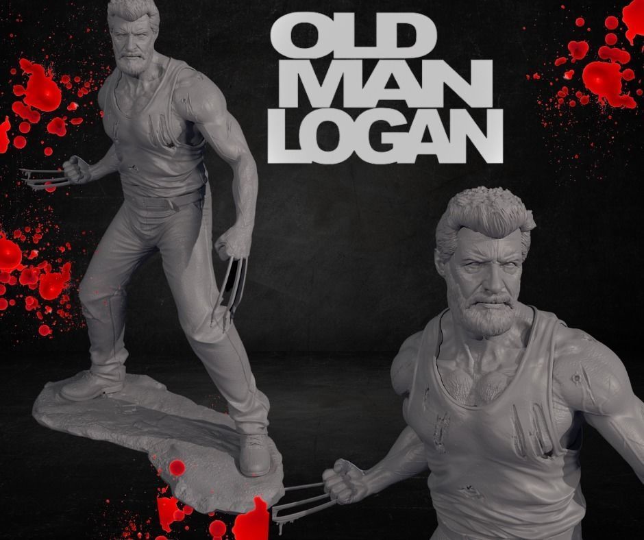 Old Man Logan - Wolverine - STL 3D Print Files