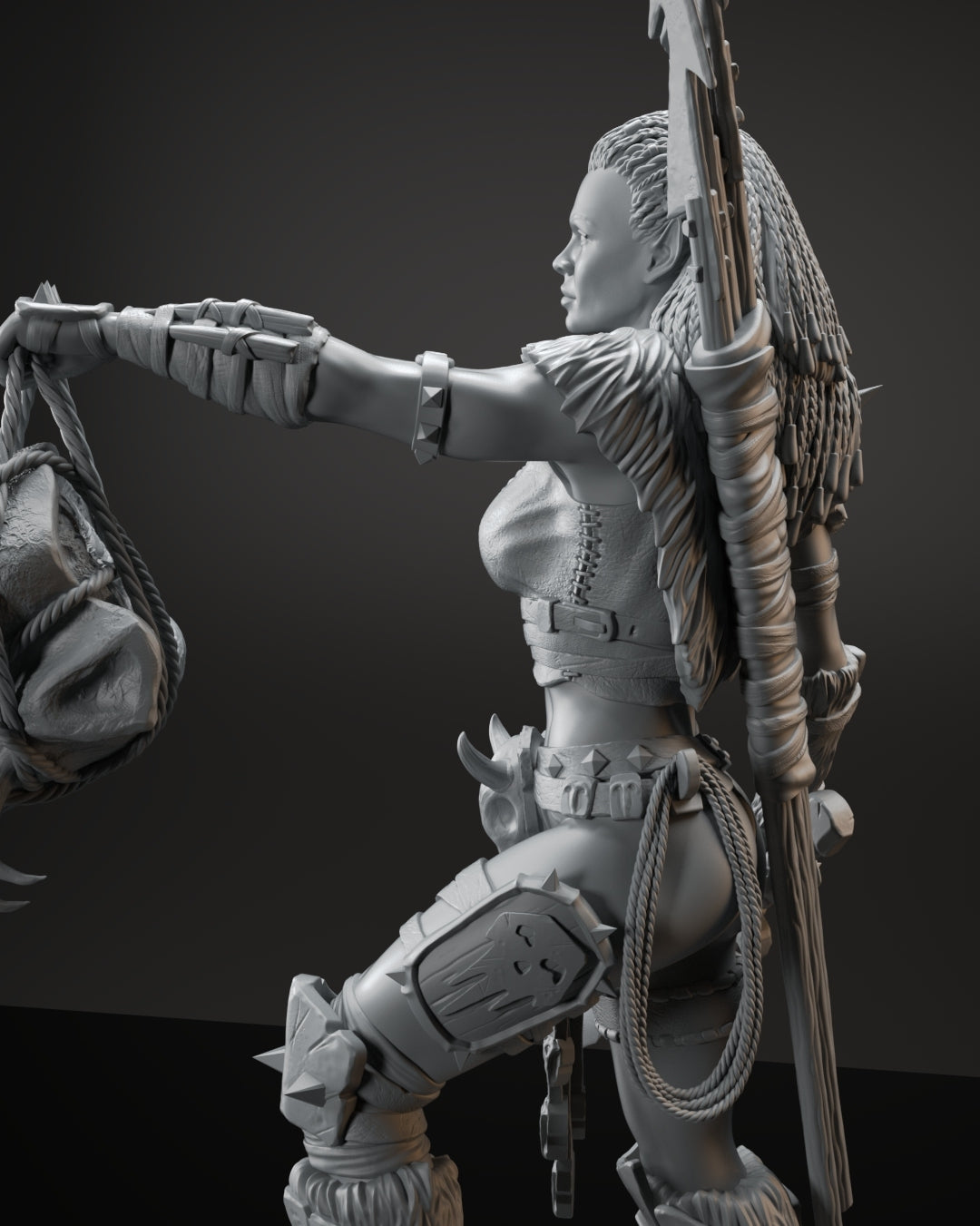 The Orc Hunter - STL 3D Print Files