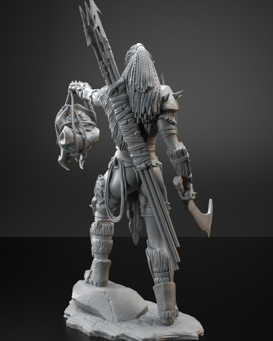 The Orc Hunter - STL 3D Print Files