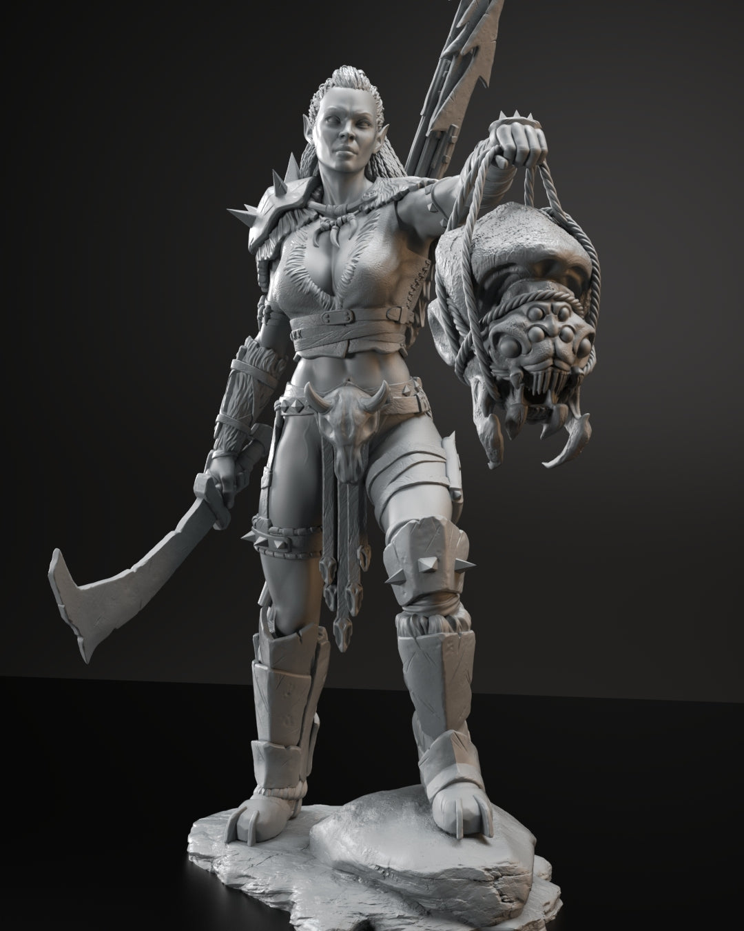 The Orc Hunter - STL 3D Print Files