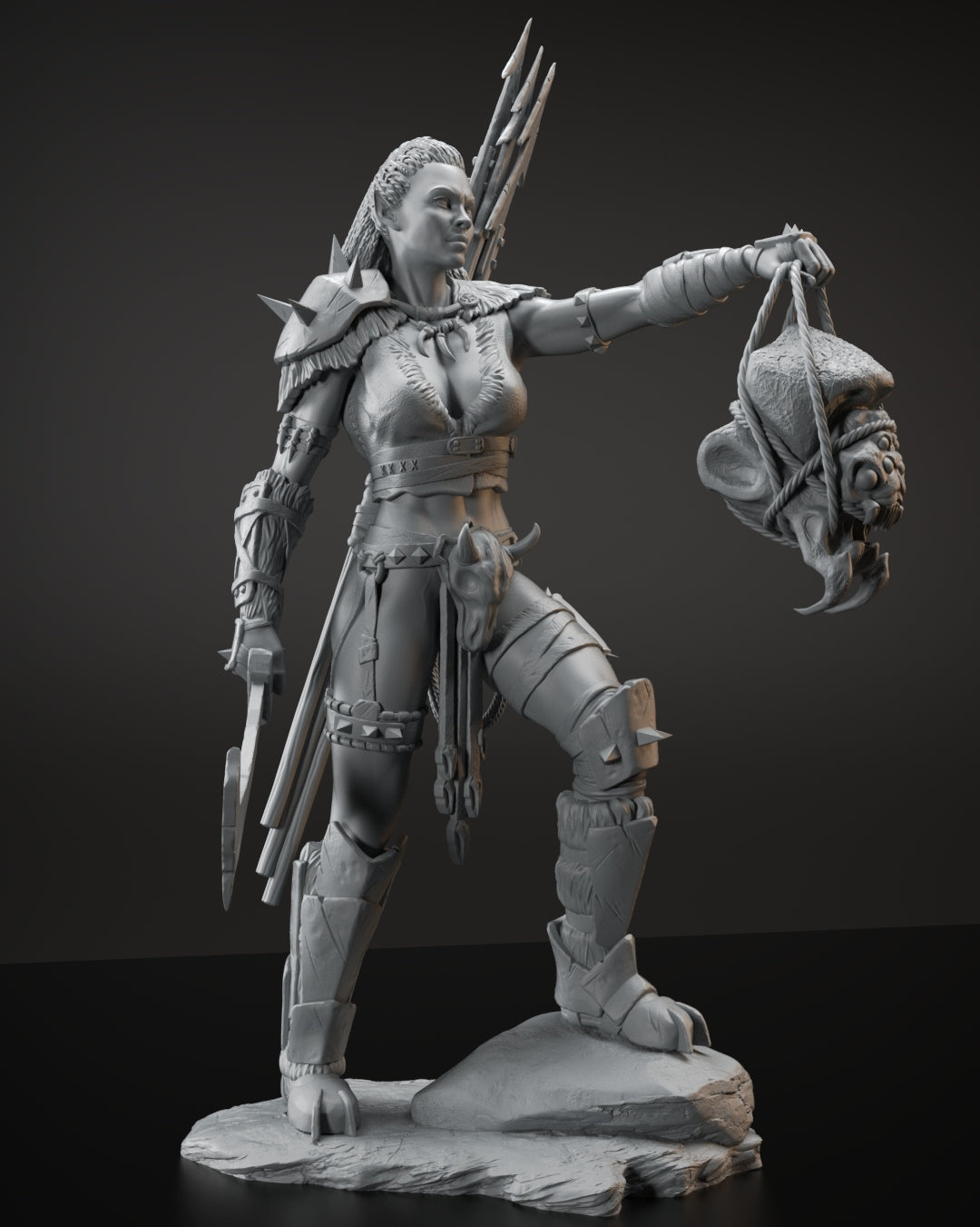 The Orc Hunter - STL 3D Print Files