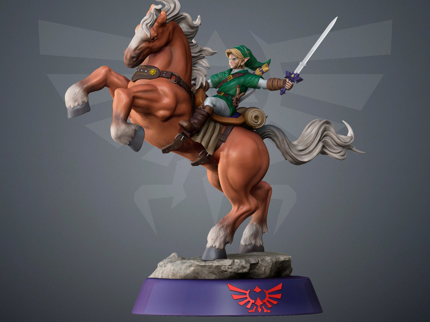 Link & Epona - The Legend of Zelda - STL 3D Print Files