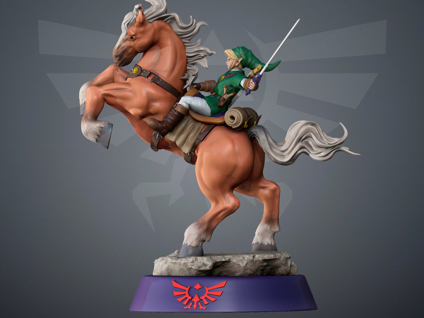 Link & Epona - The Legend of Zelda - STL 3D Print Files