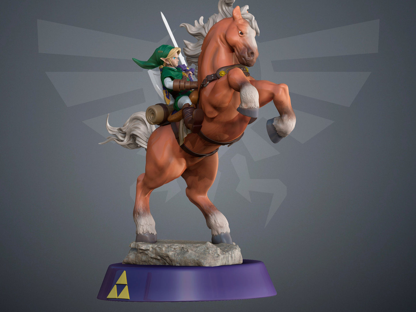 Link & Epona - The Legend of Zelda - STL 3D Print Files