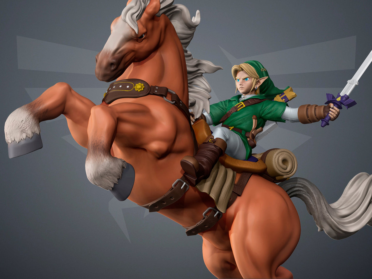 Link & Epona - The Legend of Zelda - STL 3D Print Files