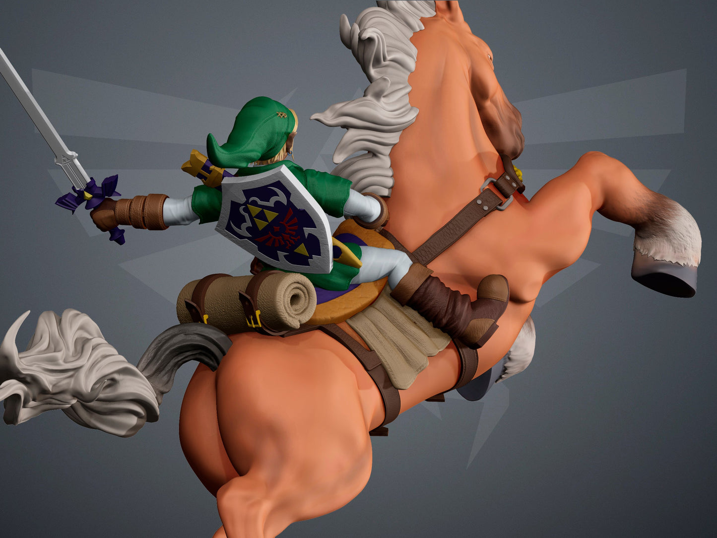 Link & Epona - The Legend of Zelda - STL 3D Print Files