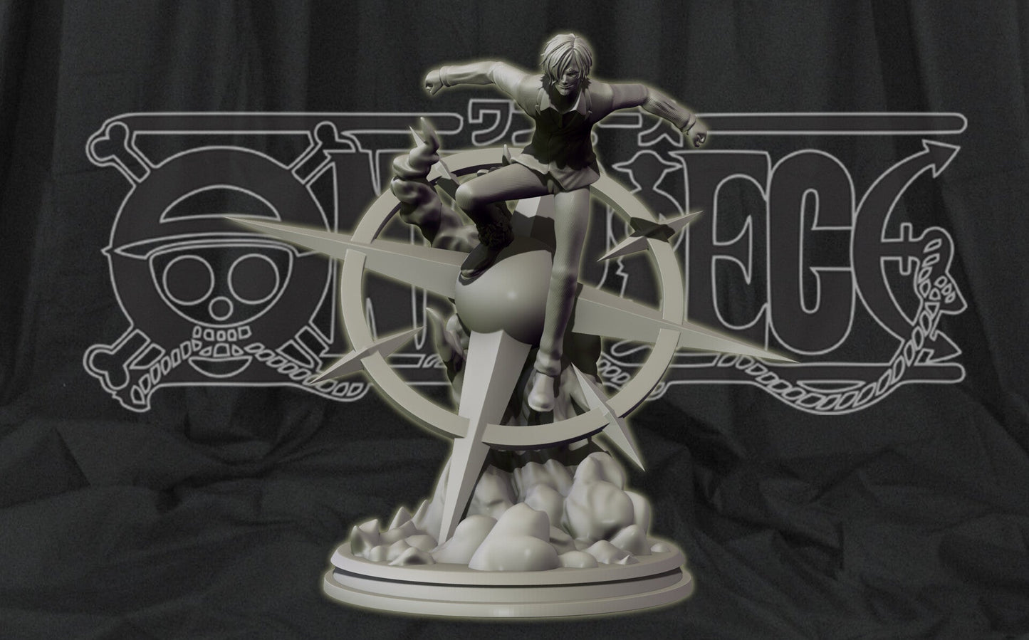 Vinsmoke Sanji - One Piece - STL 3D Print Files