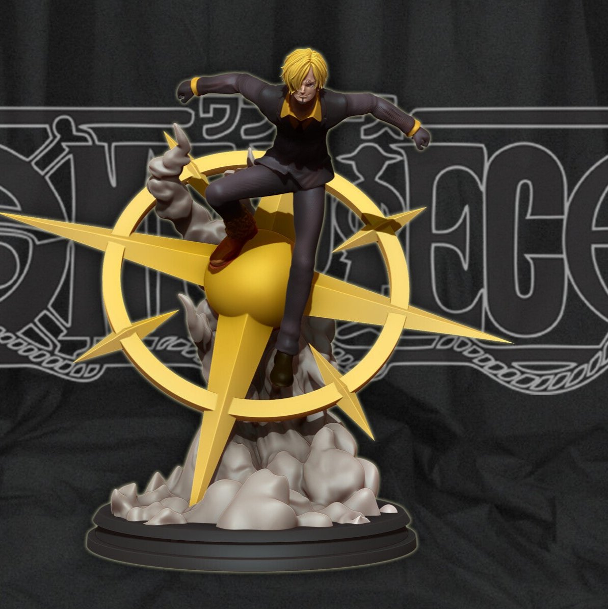 Vinsmoke Sanji - One Piece - STL 3D Print Files