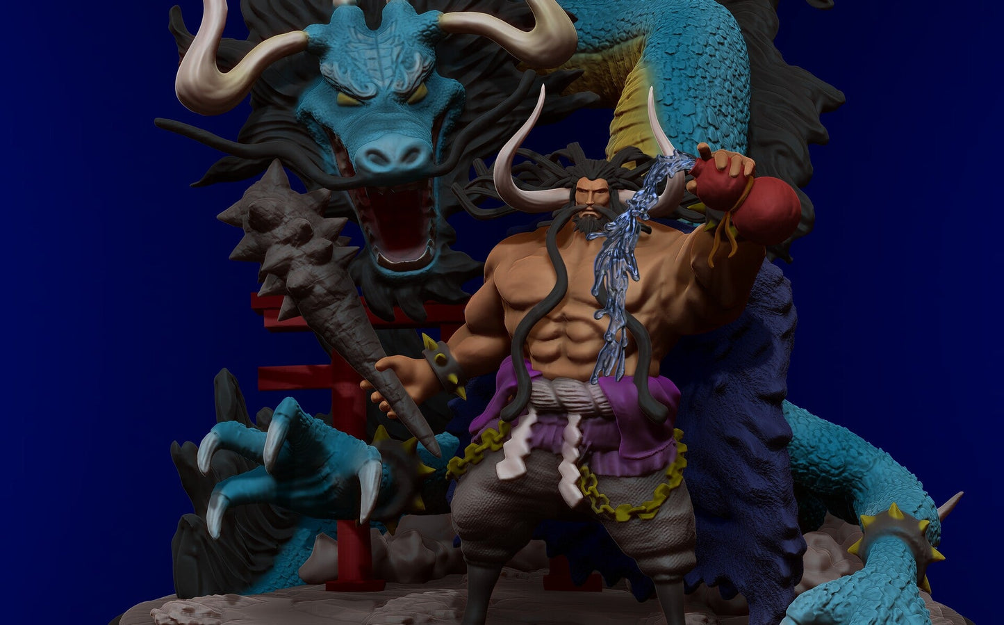 Kaido King of the Beasts Dragon - One Piece - STL 3D Print Files