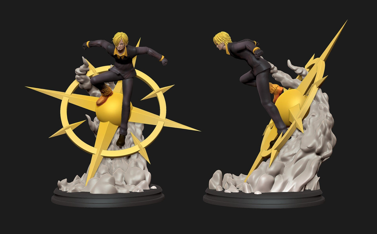 Vinsmoke Sanji - One Piece - STL 3D Print Files