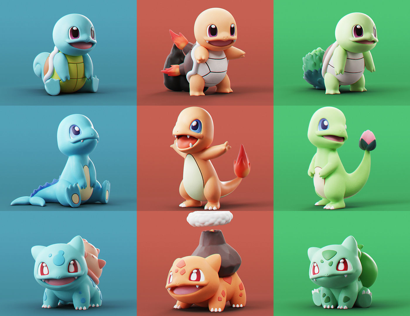 Pokemon What If - STL 3D Print Files