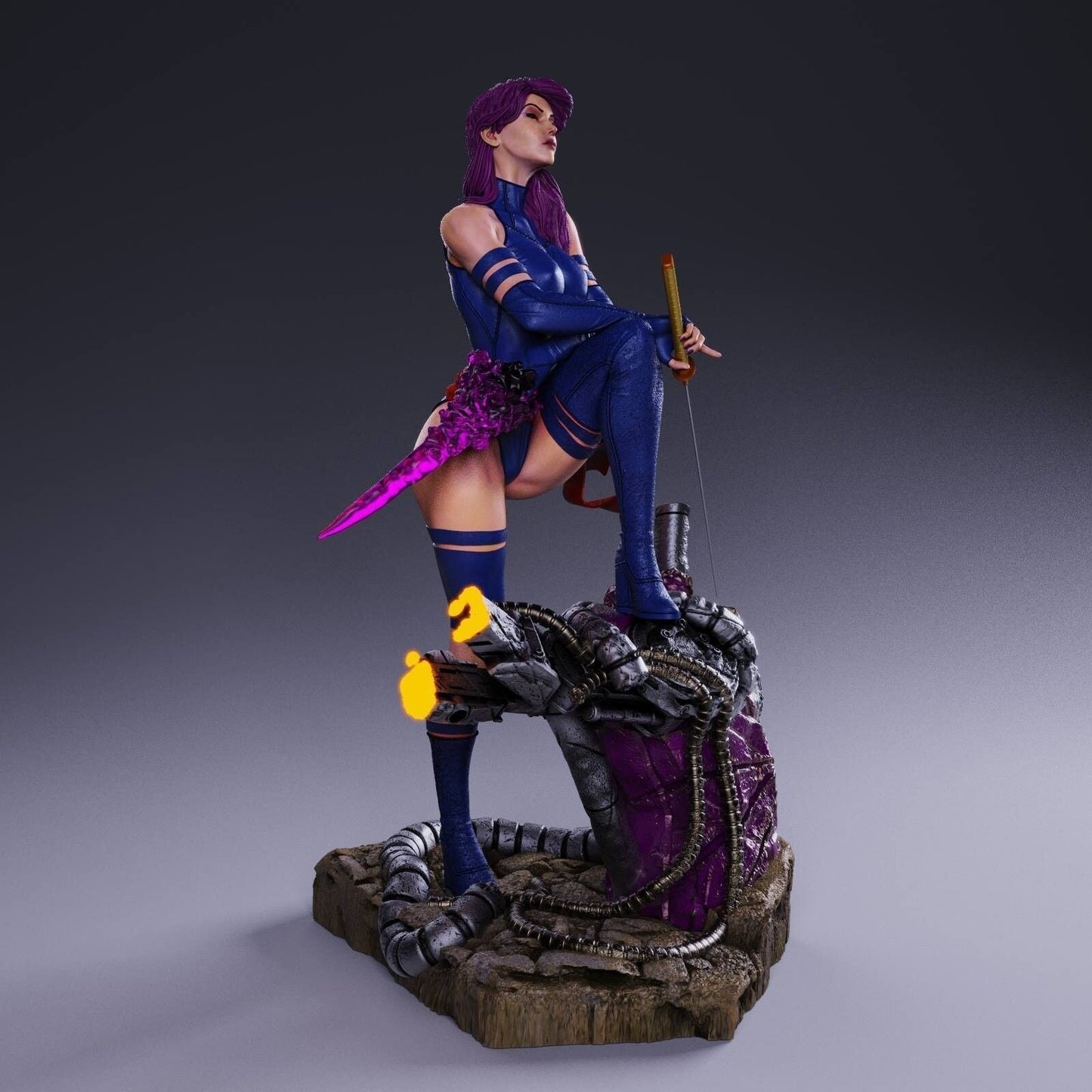 1532 Psylocke - X-men - STL 3D Print Files