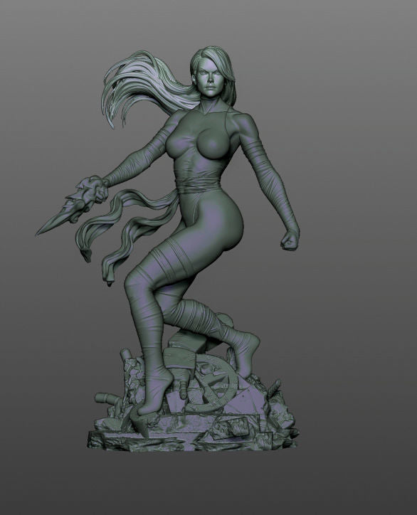 1452 Psylocke NSFW - X-MEN - STL 3D Print Files