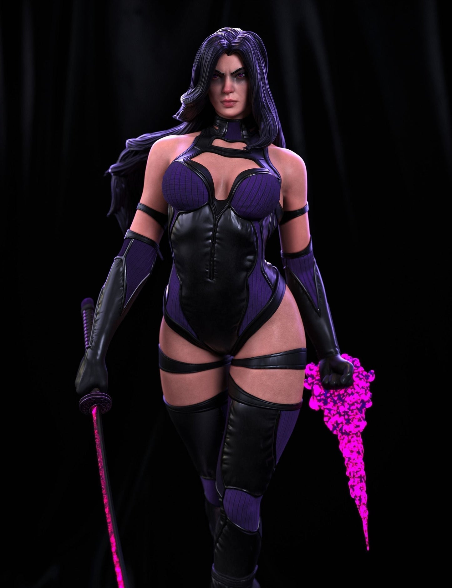 1267 Psylocke - X-Men - STL 3D Print Files