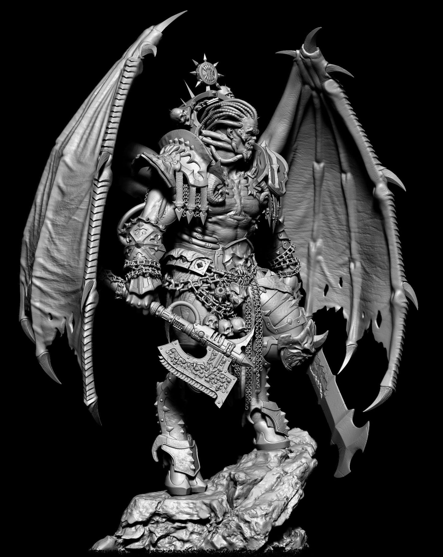 Angron - Warhammer 40k - STL 3D Print Files